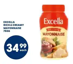 Excella rich & creamy mayonnaise