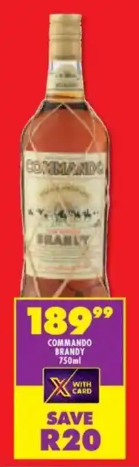 Shoprite Liquor Commando brandy offer