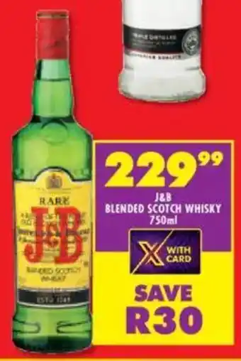 Shoprite Liquor J&B blended scotch whisky offer