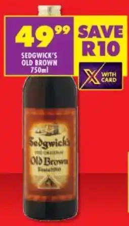 Shoprite Liquor Sedgwicks Old Brown offer
