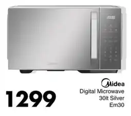 Save Hyper Midea Digital Microwave Silver offer