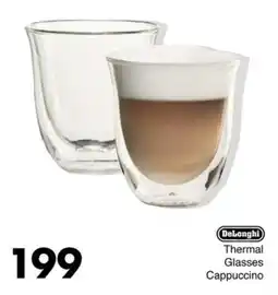 Save Hyper DeLonghi Thermal Glasses Cappuccino offer