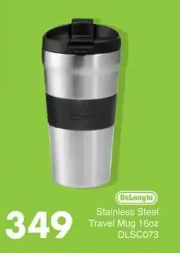Save Hyper DeLonghi Stainless Steel Travel Mug offer