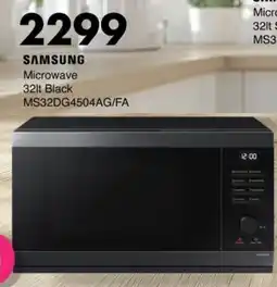Save Hyper SAMSUNG Microwave Black offer