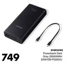 Save Hyper SAMSUNG Powerbank Dark Gray 20000MAH offer