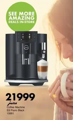 Jura Coffee Machine E8 Piano Black