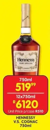 Shoprite Liquor Hennessy v.s. cognac offer