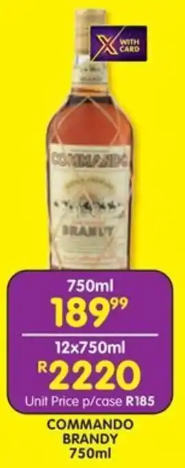 Shoprite Liquor Commando brandy offer