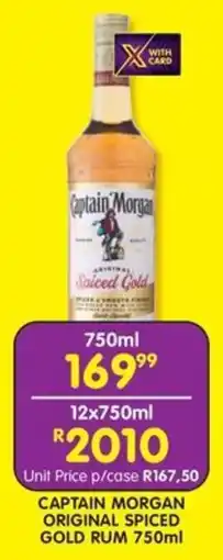 Shoprite Liquor Captain morgan original spiced gold rum offer