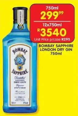 Bombay sapphire london dry gin
