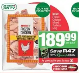 Spar SPAR Frozen Chicken Mixed Portions offer