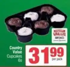Country Value Cupcakes