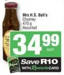 Spar Mrs H.S. Ball's Chutney Assorted offer