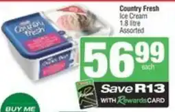 Spar Country Fresh Ice Cream Assorted offer