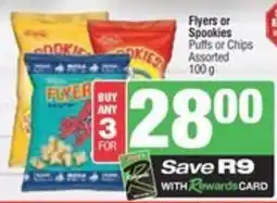 Spar Flyers or Spookies Puffs or Chips Assorted offer