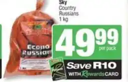 Spar Sky Country Russians offer