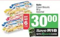 Spar Nutro Cream Biscuits Assorted offer