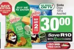 Spar Simba Chips Assorted offer
