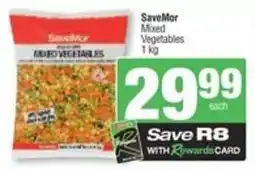 Spar SaveMor Mixed Vegetables offer