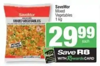 Spar SaveMor Mixed Vegetables offer