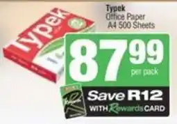 Spar Typek Office Paper A4 offer