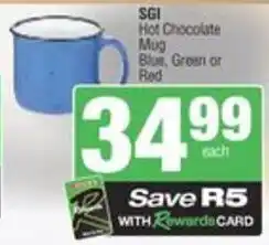 Spar SGI Hot Chocolate Mug offer