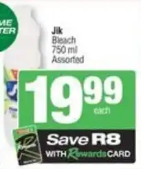 Spar Jik Bleach Assorted offer