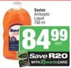 Spar Savlon Antiseptic Liquid offer
