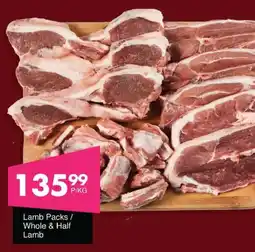 Save Lamb Packs/ Whole & Half Lamb offer