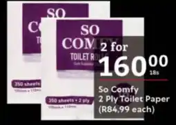 Oxford Freshmarket So Comfy 2 Ply Toilet Paper offer