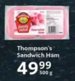 Oxford Freshmarket Thompson's Sandwich Ham offer