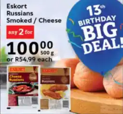 Oxford Freshmarket Eskort Russians Smoked/ Cheese offer