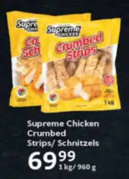 Oxford Freshmarket Supreme Chicken Crumbed Strips/ Schnitzels offer