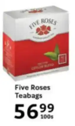 Oxford Freshmarket Five Roses Teabags offer