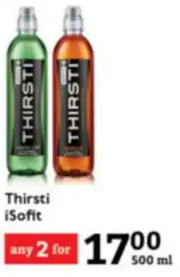 Oxford Freshmarket Thirsti iSofit offer