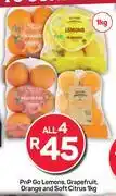 Pick n Pay Hypermarket PnP Go Lemons, Grapefruit, Orange & Soft Citrus-For 4 x 1Kg offer