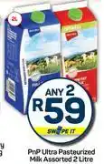 Pick n Pay Hypermarket PnP Ultra Pasteurized Milk Assorted-Any 2 x 2L offer