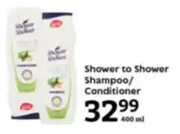 Oxford Freshmarket Shower to Shower Shampoo/ Conditioner offer