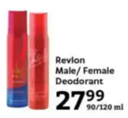 Oxford Freshmarket Revlon Male/Female Deodorant offer