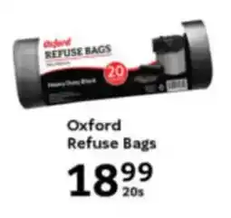 Oxford Freshmarket Oxford Refuse Bags offer