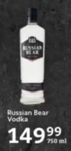 Oxford Freshmarket Russian Bear Vodka offer
