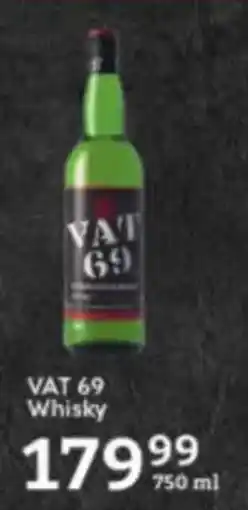 Oxford Freshmarket VAT 69 Whisky offer