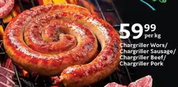 Oxford Freshmarket Chargriller Wors/ Chargriller Sausage/ Chargriller Beef/ Chargriller Pork offer