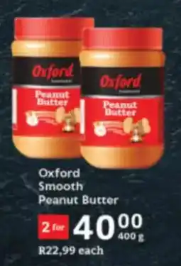Oxford Freshmarket Oxford Smooth Peanut Butter offer