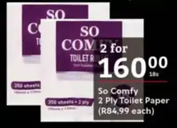 Oxford Freshmarket So Comfy 2 Ply Toilet Paper offer