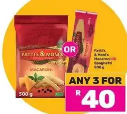 Game Fatti's & Moni's Macaroni or Spaghetti offer