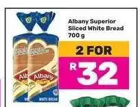 Game Albany Superior Sliced White Bread 700 g offer