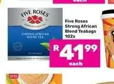 Game Five Roses Strong African Blend Teabags 102s offer