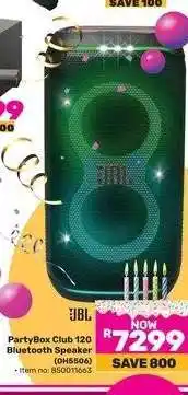 Game PartyBox Club 120 Bluetooth Speaker offer