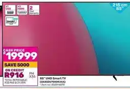 Game 85 UHD Smart TV offer